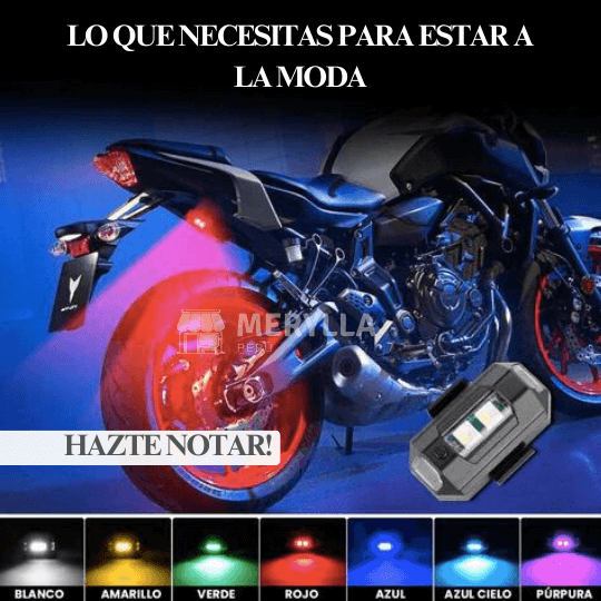 LUZ INTERMITENTE MULTICOLOR (Pack 4)