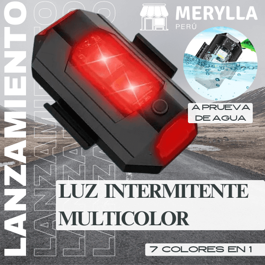 LUZ INTERMITENTE MULTICOLOR (Pack 4)