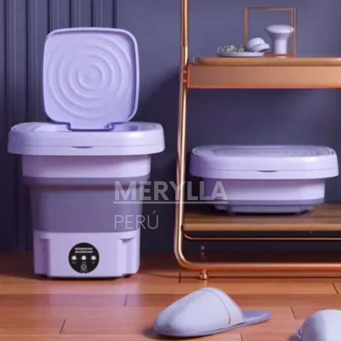 Mini-Lavadora Plegable Portátil Eléctrica